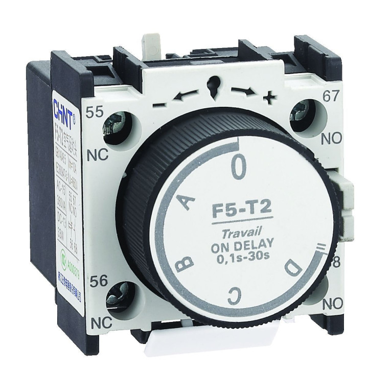 Приставка выдержки времени на вкл.F5-T2 (0,1-30 сек) к контакторам NC1, NC2 и NXC (R)