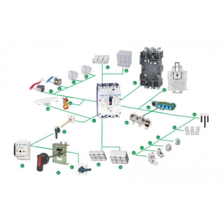 Блок питания PSU22-M8 для автономной работы расцепителя типа EM для NM8N (R)